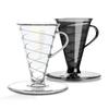 Haskoss Konischer 30 Single Kaffee-Dripper, 1-2 Tassen Handaufguss Kaffee-Filtertasse V30 Trichter Tropf-Filtertasse Kaffeegeschirr Werkzeug B