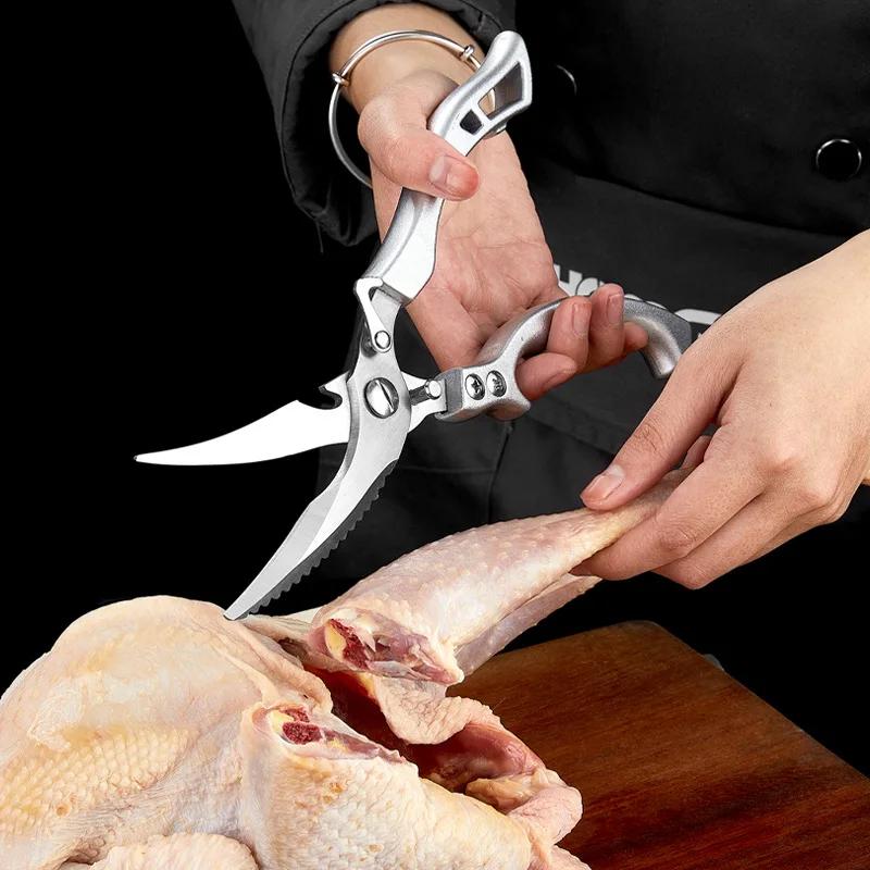 Stainless Steel Kitchen Scissors Fish Scales Duck Fish Knife Kitchen Accesories Home Clean Meat Accessory Knives Accessories Bar