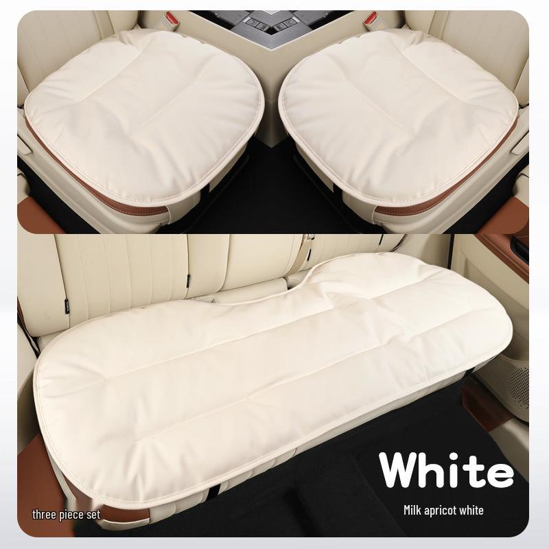 Napa Leather Car Seat Cushion - All-Season Cover for Mercedes-Benz, BMW, Tesla, Volkswagen