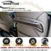 DodoxDIY Compatible with New Model Alphard 40 Series and Vellfire 40 Series Custom Interior Back Seat Handle Garnish Panel Matte Wood Grain Brown