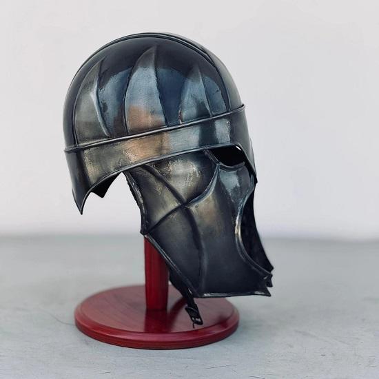 Fantasy Viking Helmet, Handcrafted Norse Style Armor for Halloween, Roleplay, or Medieval Decor Gift
