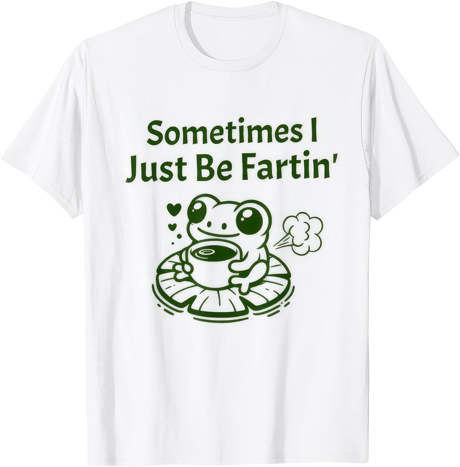 Sometimes I Just Be Fartin Funny Frog T shirt 3XL