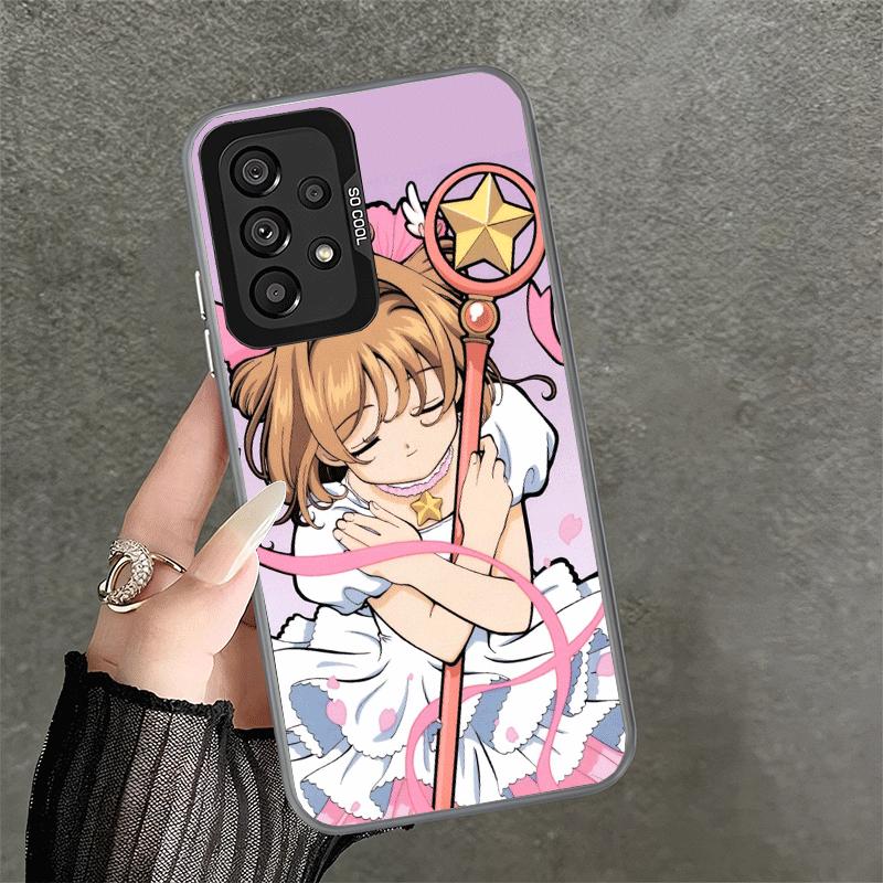 CardCaptor Sakura Anime Soft Phone Case for Samsung A17 A16 A15 A14 A13 A57 A56 A55 A54 A53 A37 A36 A35 A34 A33 A26 A25 A24 A23