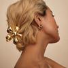 European Style Flower Hair Clip: Eco-friendly Alloy Shark Clip for Women