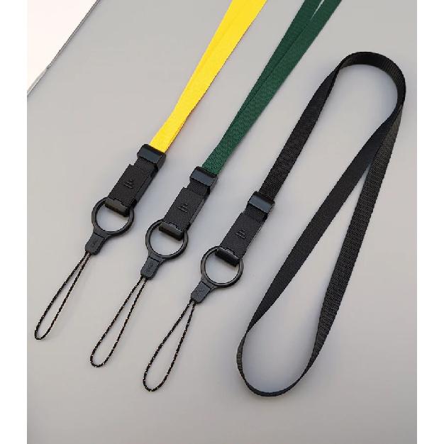 Mobile Phone Lanyard Hanging Neck Rope Men's and Women's Broadband Slip Buckle Chain Key Card Set Universal Long Sling Lanyard