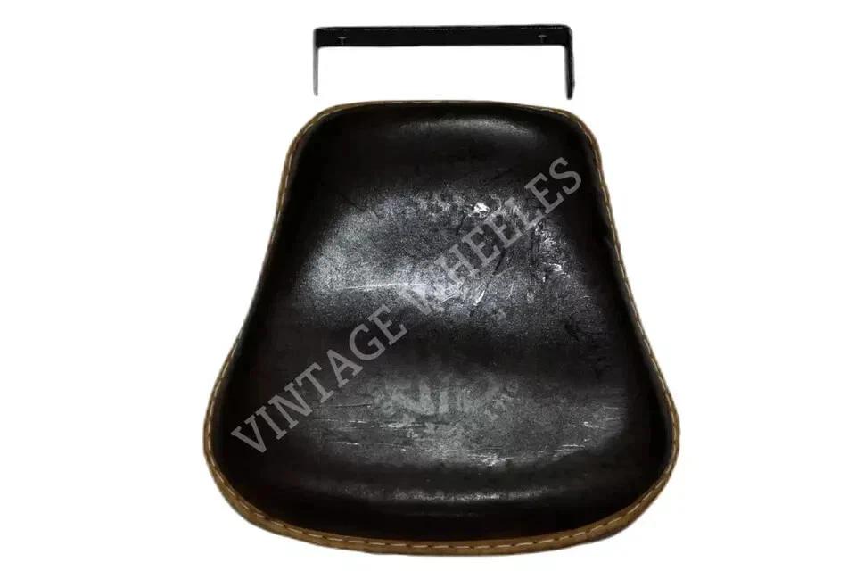 Fits For Royal Enfield Classic 350cc 500cc Brown Rear Leather Seat