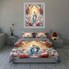 Angels Roses Clouds Bedding Duvet Cover Sets Duvet Covers Pillowcases Gifts (1 * Duvet Cover 2 * Pillowcases, Without Duvet Insert)