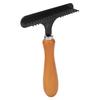 Pet Grooming Brush Pet Brush Handheld Cat Grooming Rake Wooden Handle Pet Hair Deshedding Detangling Brush for Cats Dogs