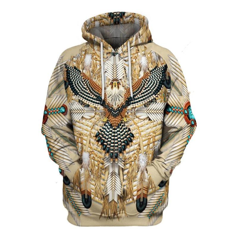 New Fashion Indian Style Jacket 3D Printed Sweatshirt Personalized Men's and Women's Hoodie Hip Hop Oversized Fashion Pullover N