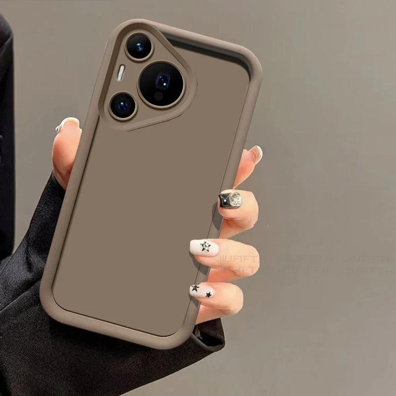 For Huawei Pura 70 Pro Case Funda On Pura70 Pro+ Phone Case Pura70Pro Plus Matte Back Cover Skin Feel Protection Shockproof Capa
