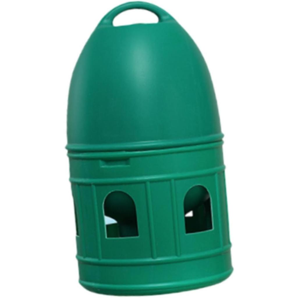 Bird Water Drinker Parakeet Chicken Dove Feeder with Hanging Handle Green 1L