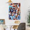 Haaland Custom Your Name Wall Decor Tapestry Art For Pet Memorial Birthdaywedding Party Backdrop Family Gift