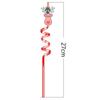 Spiral Christmas Plastic Straw Food Grade Christmas Party Decor Christmas Cartoon Straw  Children