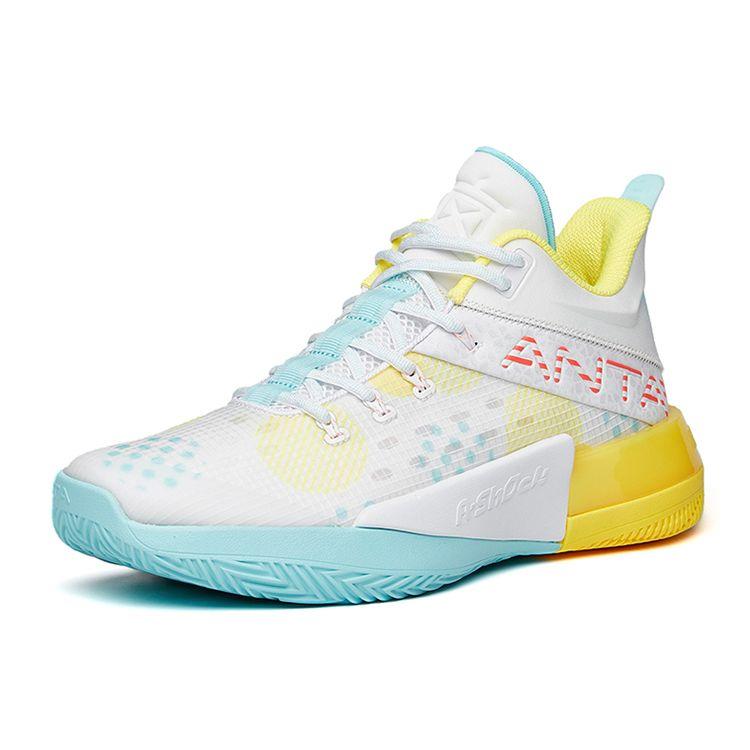Anta Attack 2 Durable Breathable Low-Top Basketball Shoes Men Sneaker Jelly-Yellow 112141633S-2