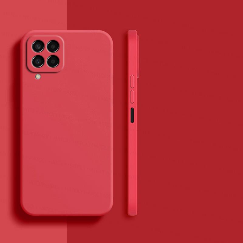 

Для Samsung Galaxy M53 5G Чехол Galaxy M23 M33 M53 Чехол TPU Противоударный Жидкий Силиконовый Телефон Задняя Крышка Для Samsung Galaxy M53 5G For Samsung M53 5G красный