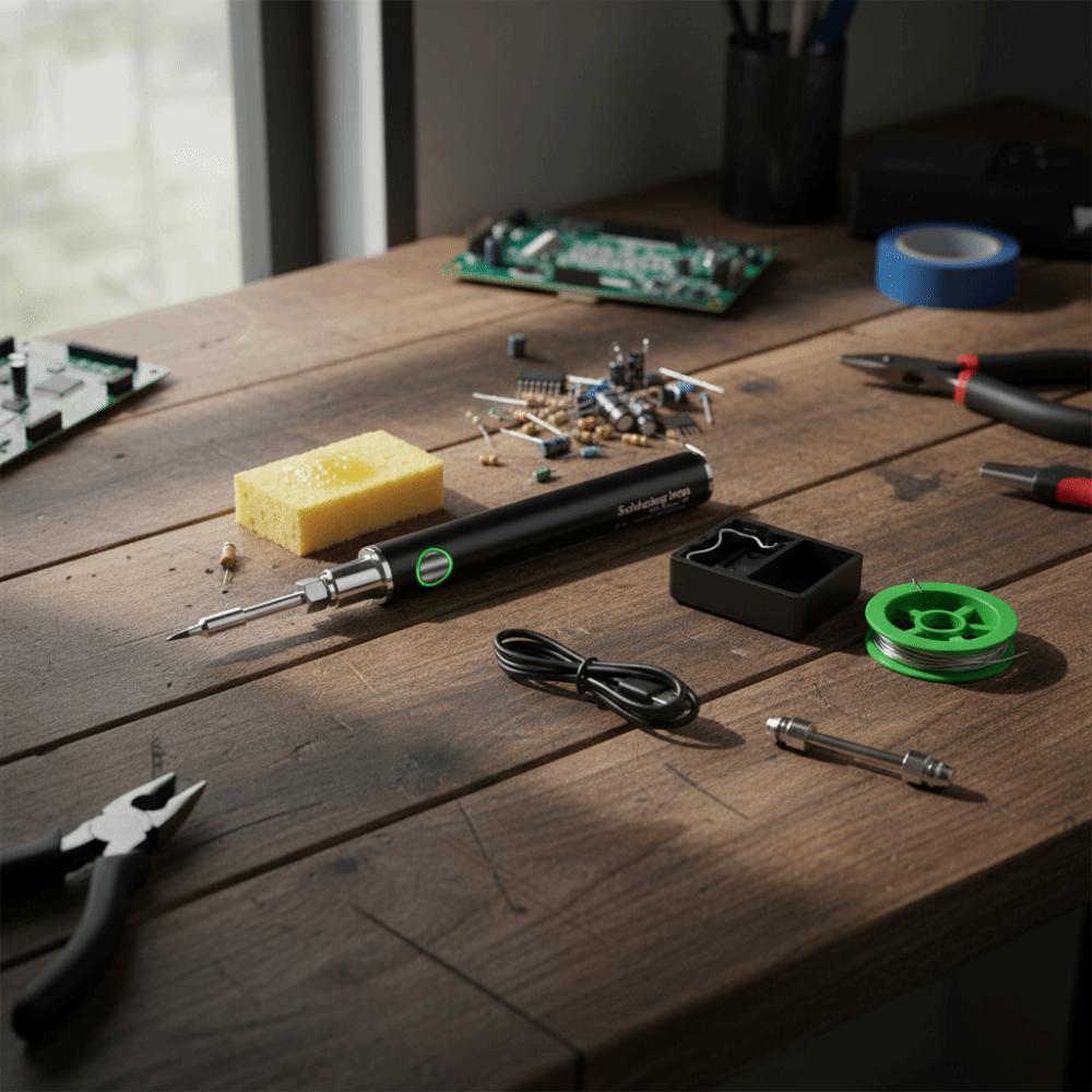 Dual-Use Function USB Soldering Iron Cordless Burning Wire Pen Electric  Iron Solder  DIY Projects