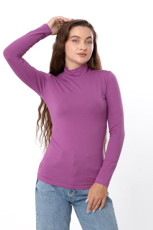 

Жіночий класичний гольф – Елегантний крій та всесезонний комфорт, Будь-який сезон, 8047-036 HC S дика орхідея кольору