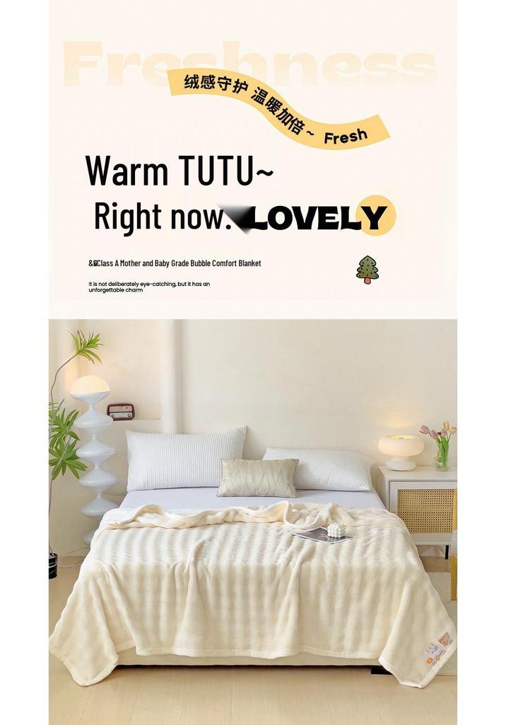 Cross-border Milk Fleece Flannel Nap and Gift Blanket
