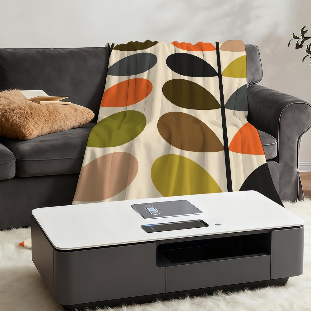 Manta Throw Súper Acogedora Felpa Sala de Estar Sofá Sofá Estética Infantil Cumpleaños Flor O-OrlaS-ES Arte K-KielyS-ES Regalos