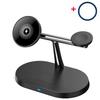 3 in 1 Magnetic Wireless Charger Stand For Magsafe iPhone 17 16 15 14 13 12 Apple Watch 8 7 Airpods Pro Fast Charging Station