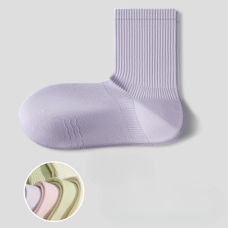 Women's Summer Thin Cotton Sweat Absorbing Deodorizing Breathable Boneless Cotton Socks