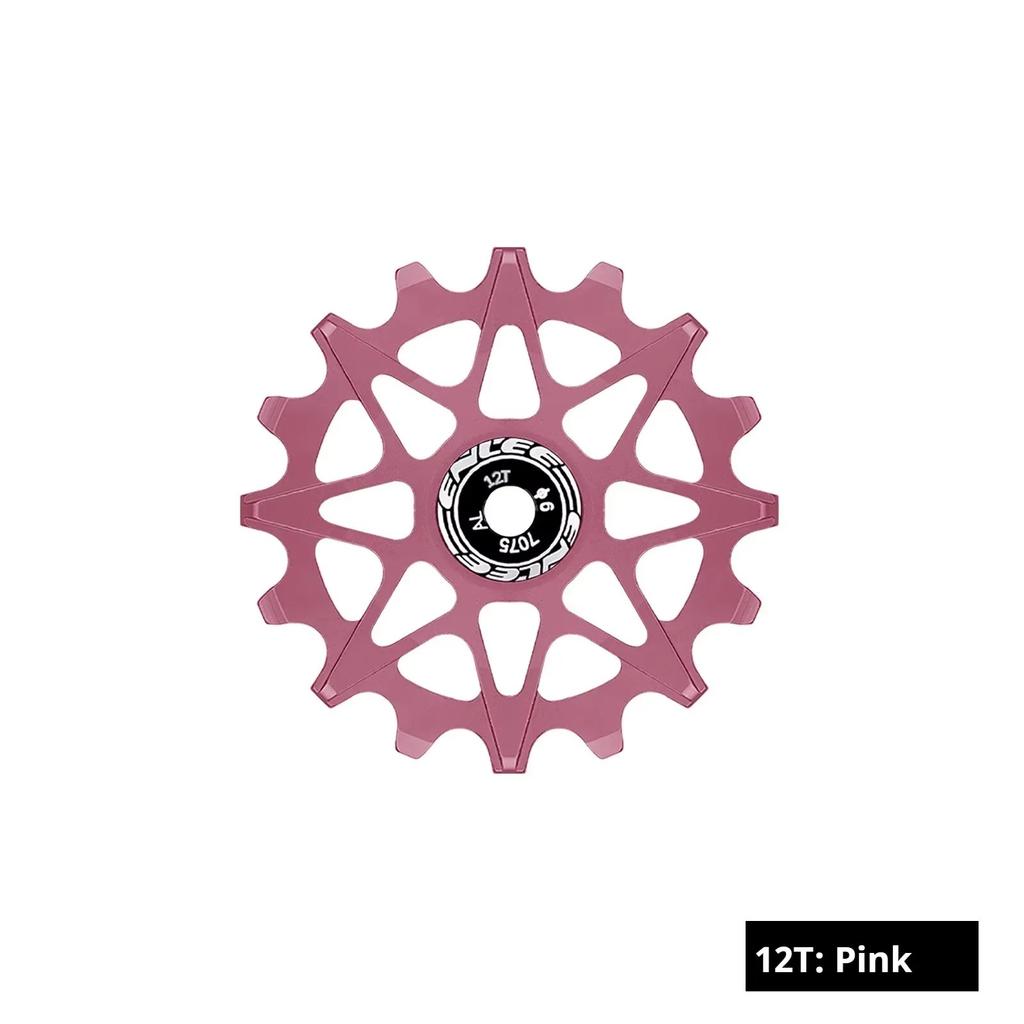 ENLEE Ceramic Bearing Bicycle Rear Derailleur Jockey Wheel AL MTB Guide Pulley 11T 12T 14T 16T Road Bike Guide Roller 4mm 5mm