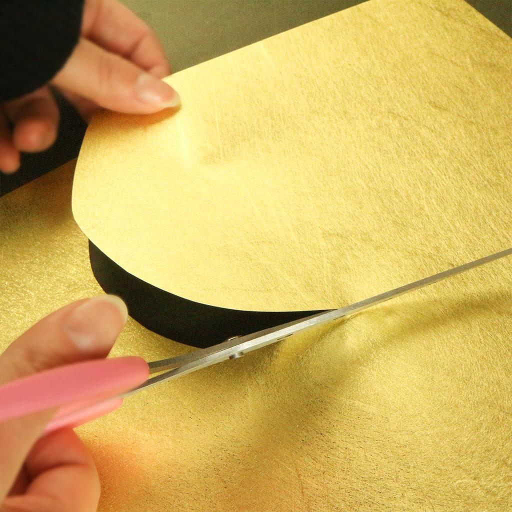 In Gold Cloud Dragon A4 Size Premium Japanese Paper with Gold Leaf and Cloud Dragon Patterns Sparkling Round [Made Japan] Paper, (210x297mm), [3