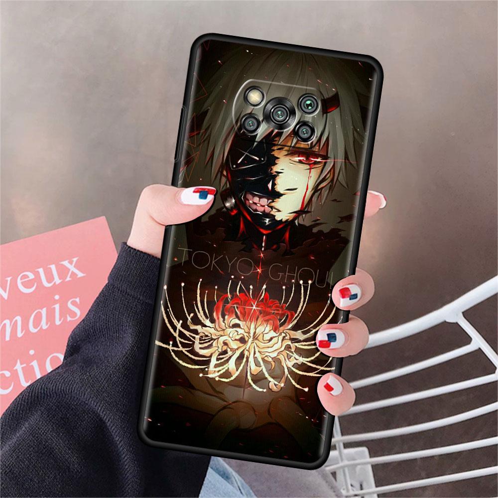 

Чехол для Xiaomi Mi Poco X3 NFC X4 Pro F3 F4 GT M4 M3 F1 C40 11 Lite 11T Мягкий силиконовый чехол для телефона Anime Tokyo Ghoul Shell Mi 11T