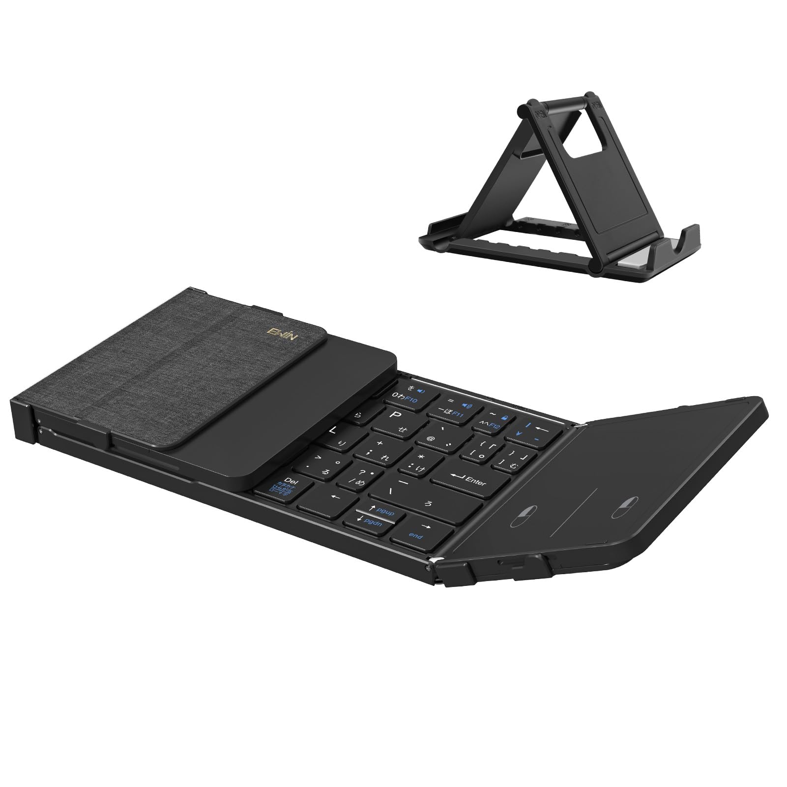 

Беспроводная Bluetooth Складная Полная JIS Японская Оборудована Подходит для Смартфонов и Планшетов Переключается между Тремя Устройствами Совместима с [EWiN]