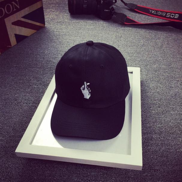 Adult Fashion Caps Baseball Caps Adjustable Hip Hop Finger Sun Caps 