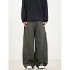 Kisko Designed American Retro Washed Wide-Leg Drape Work Pants for Men and Women, Loose Straight-Leg Baggy Casual Trousers