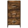 Sideboard Smoked Oak 40 x 36 x 80 cm Engineered Wood