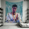 Jude Bellingham Wall Tapestry Aesthetic Wall Hanging Printed Fabric Blanket Decorative Tapestries for Bedroom Living Room Home Decor