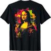 Abstract Graffiti Art Mona Lisa Back Printed T-Shirt