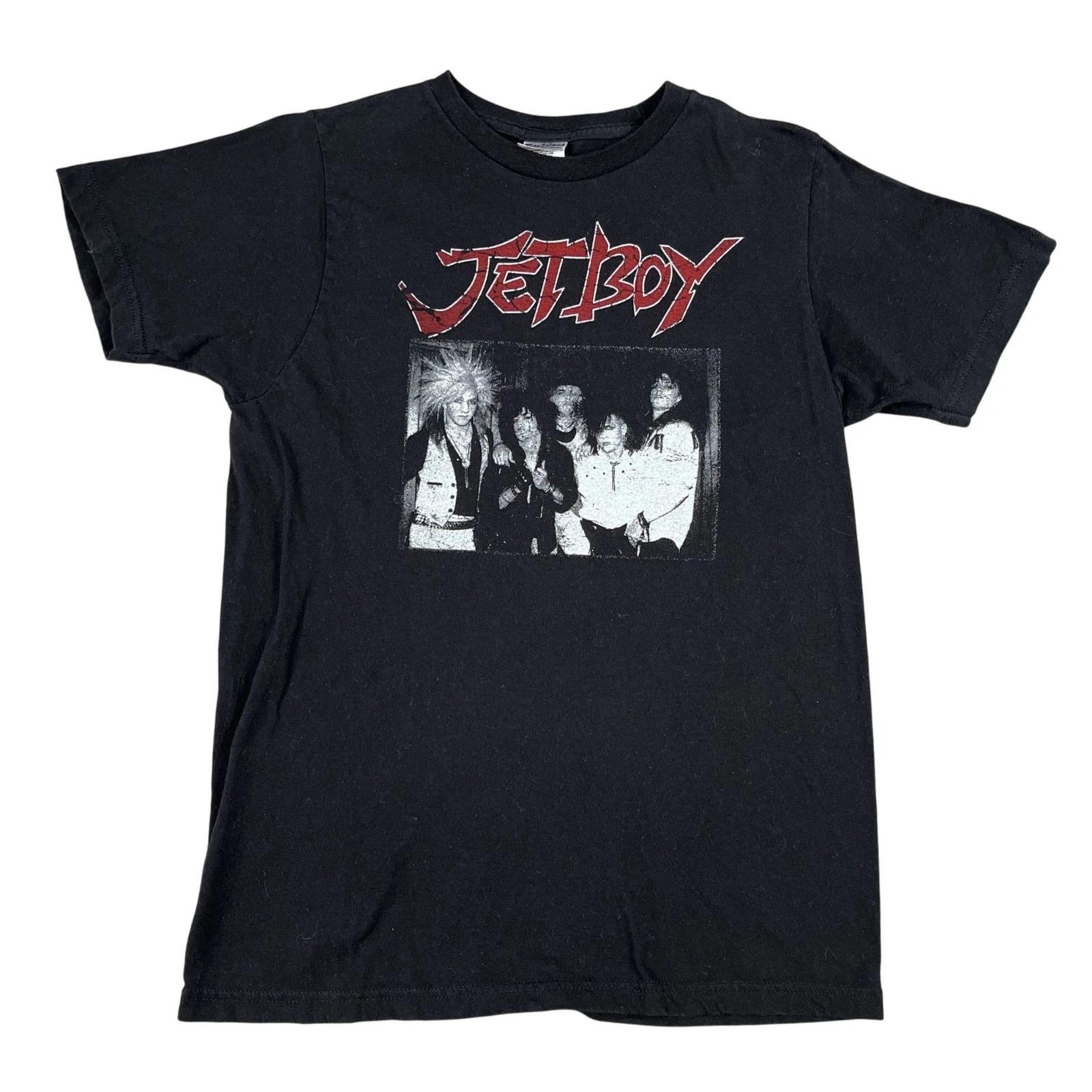 Jetboy Mens Black Hair Metal Band T-Shirt Sz Medium 3XL