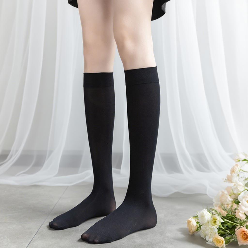 Women's Matte Bow Over-the-Knee Bavarian Festival Socks