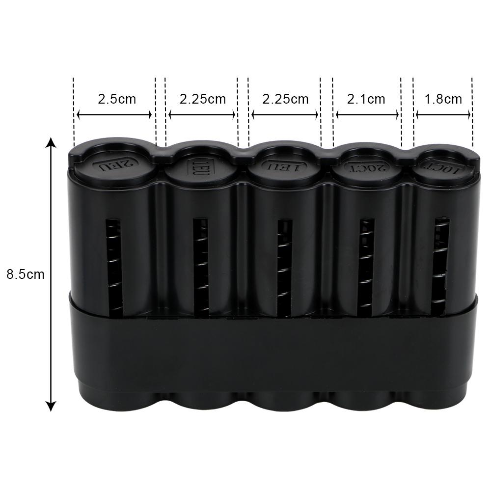 HILIFE Coin Storage Box With Adjustment Pad 20/30/50/100PCS Adjustable Wooden Commemorative Coin Collection Case Holder CapsulesGood product