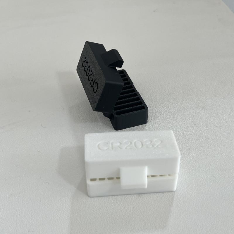 10-Hole CR2032 Button Battery Holder With 10 Drawer Slots - Portable Storage Box For Small Batteries, Prevents Loss