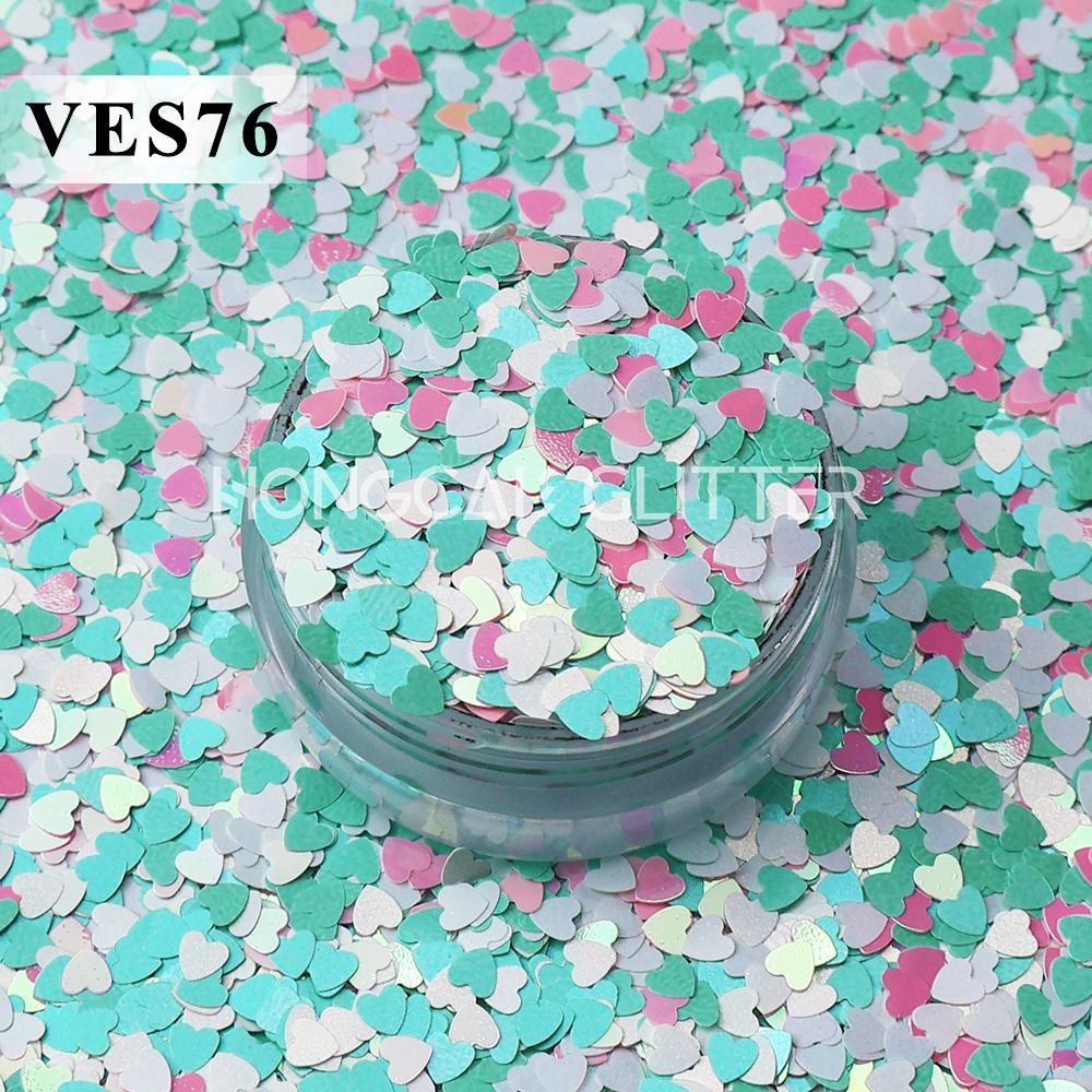 New Valentines Day Polyester Glitter Bulk Chunky Mixed Glitter for Resin Tumblers Christmas Decorations