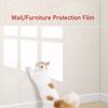 Extra Thick Cat Scratch Guard Self-Adhesive Transparent Film Wall Sofa Furniture Protector Anti-Scratch Dirt-Proof Easy Peel & Stick