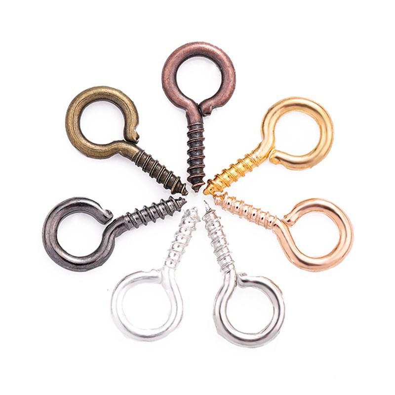 Screw Eye Pins for DIY Jewelry: 1000 Pcs/bag - Perfect for Necklaces, Pendants, and Pearl Head Projects