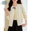 Women's French Lace Bowknot Knit Cardigan