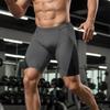 Men Athletic Quick Dry Compression Shorts Lightweight Breathable Tight Sports Shorts for Running Cycling Swimming Gym