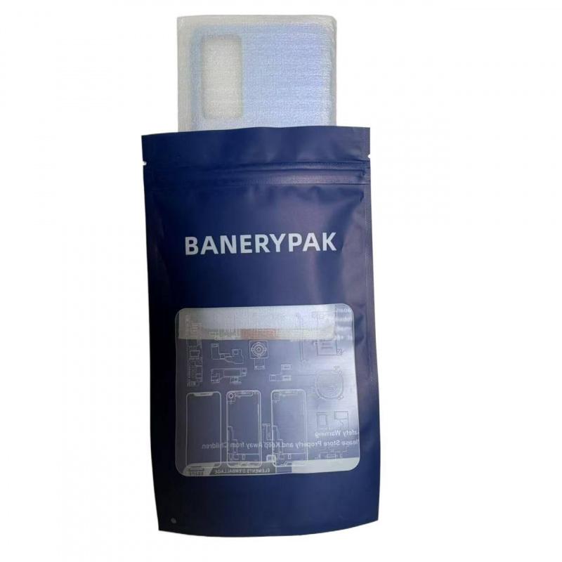 BANERYPAK Parts Glass Battery Back Cover for iPhone 15 with Flash Bracket + Wireless Charging Module