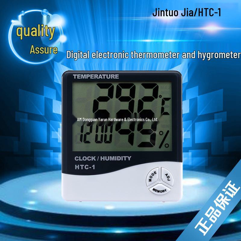 

Jintuojia HTC-1 Large Screen Digital Thermohygrometer Indoor Thermometer 100x110x21 mm