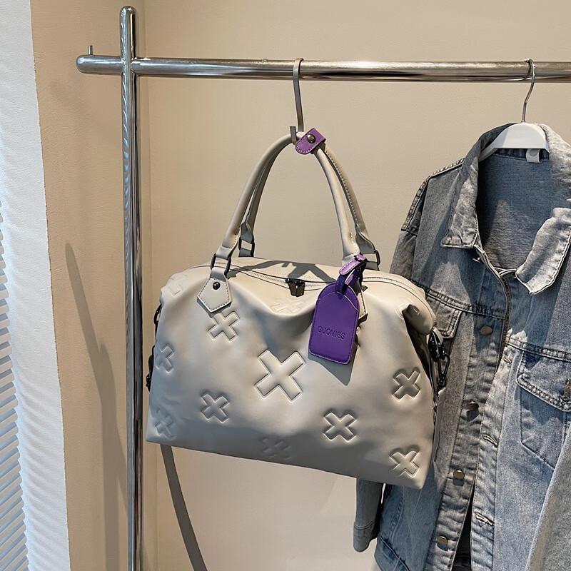 

Soft Leather Travel & Gym Duffel Bag