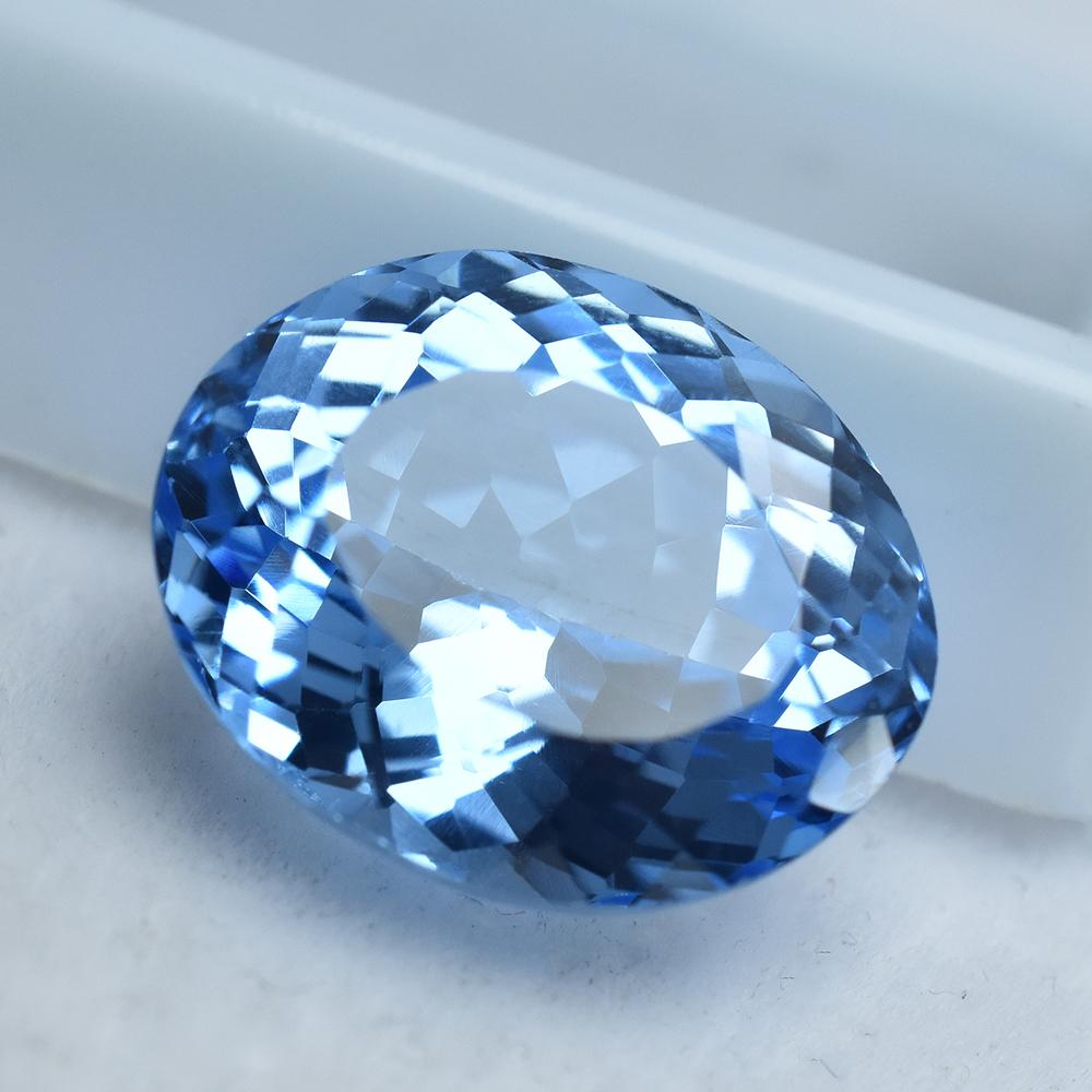 Natural Blue Sapphire Loose Gemstone Oval Cut 9.30 Ct Stone From Sri Lanka September Birthstone Gift