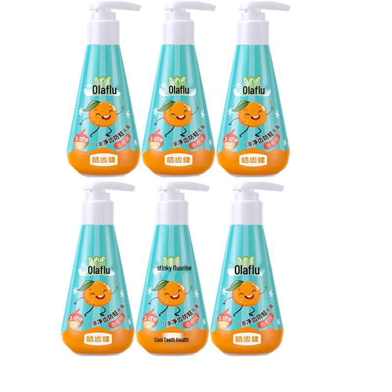 Hosjam Children s Anti-Cavity Toothpaste 6-Pack