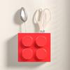 Plastic Refrigerator Magnet Storage Box Building Block Tableware Container Block Storage Box Multipurpose Punch-free