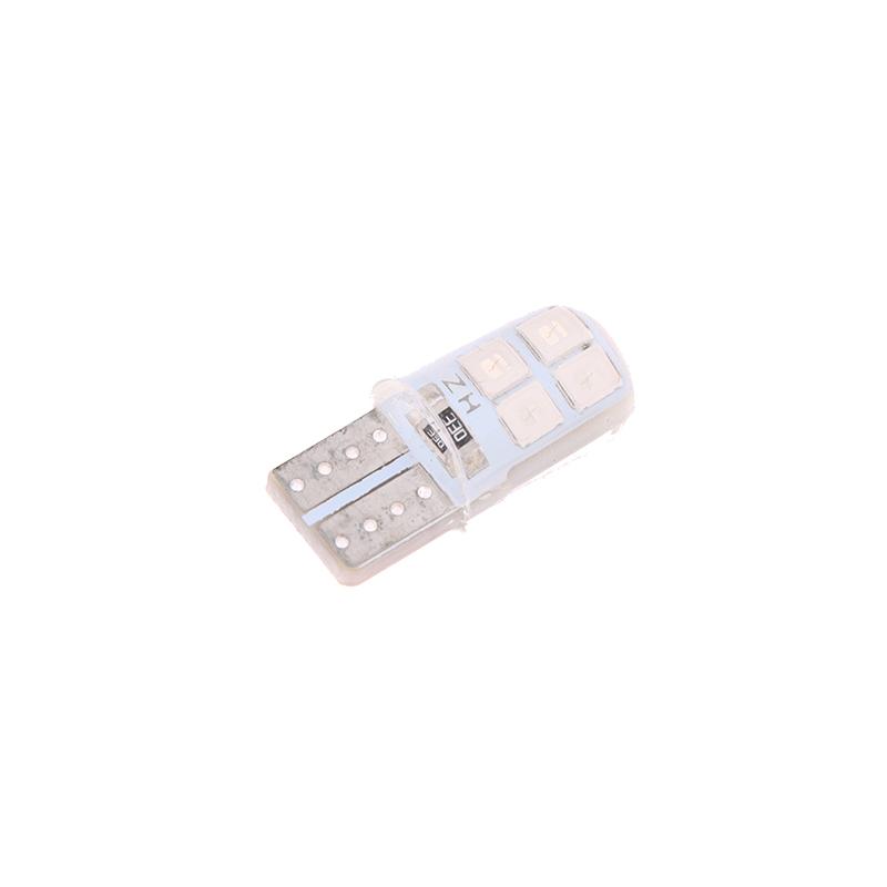 Car Led T10 W5W Canbus Glass Cob 6000K Reading Dome Lamp Marker Wedge License Platelight Bulb 168 194 192 Dc 12V White Blue Red